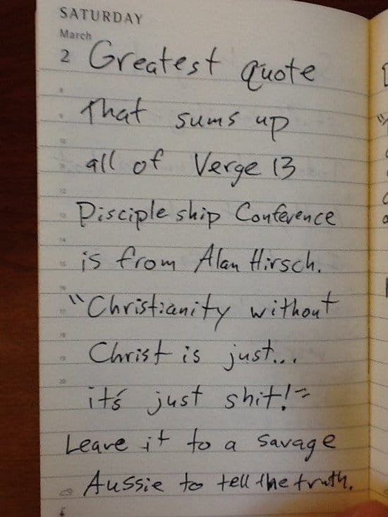 Alan Hirsch Summary of Verge13